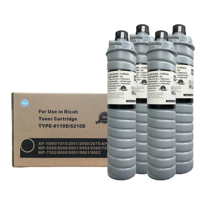 Caja MASTER de 4 Cartuchos de tóner compatible Ricoh Aficio tipo 6110D | 6210D (Master Box)