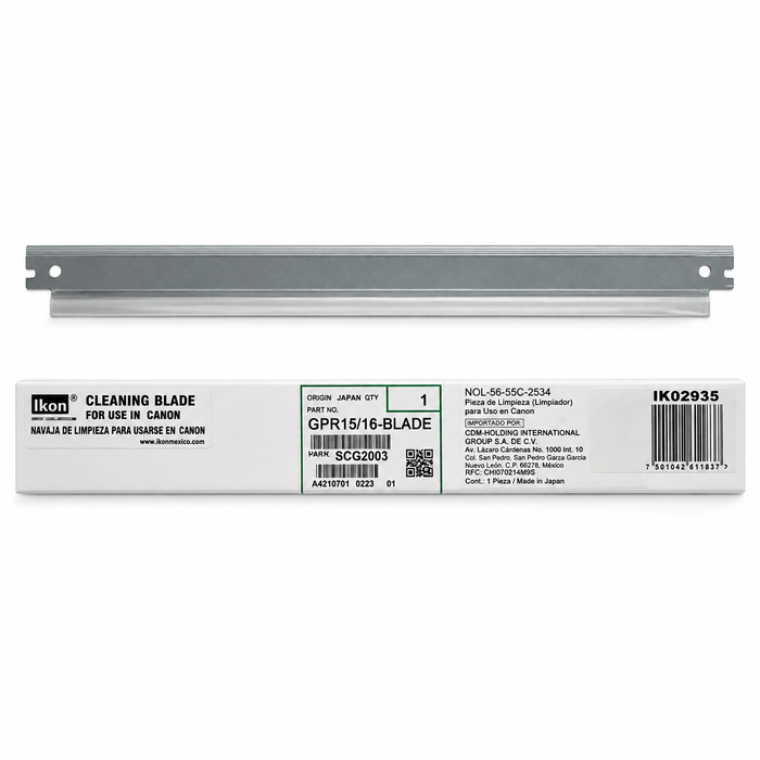 Cuchilla de limpieza para DRUM compatible Canon GPR-15 / GPR-16