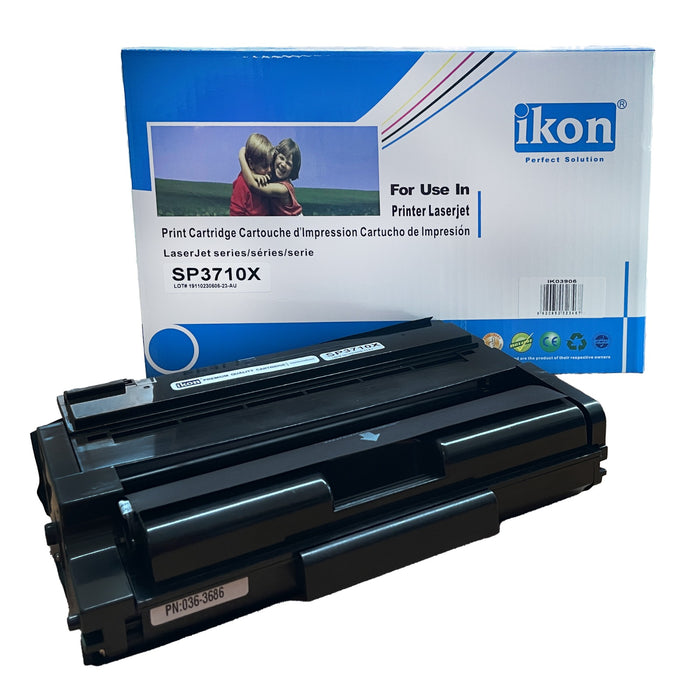 Cartucho de Toner IKON Compatible Ricoh SP 3710 408284, 7K